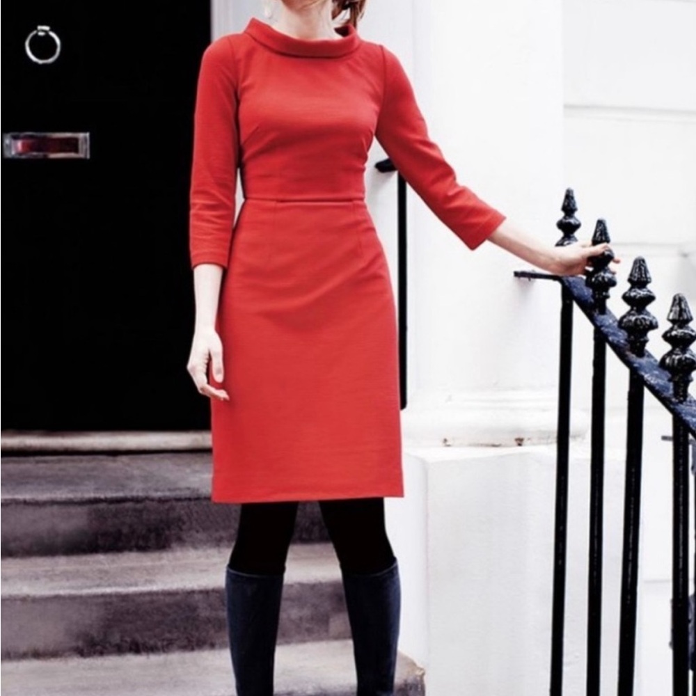 Boden Zoe Red Dress